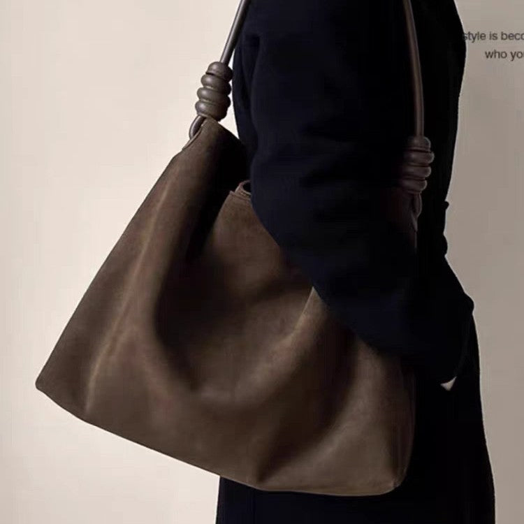 Suede Shoulder Bag
