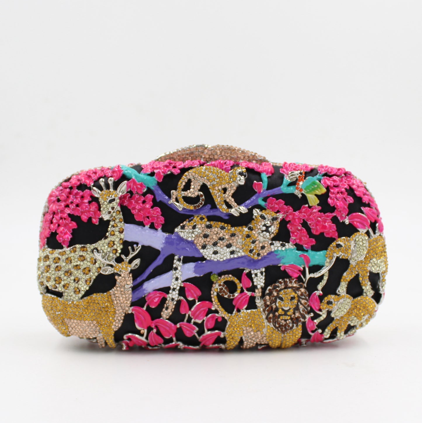 Oil drop crystal clutch