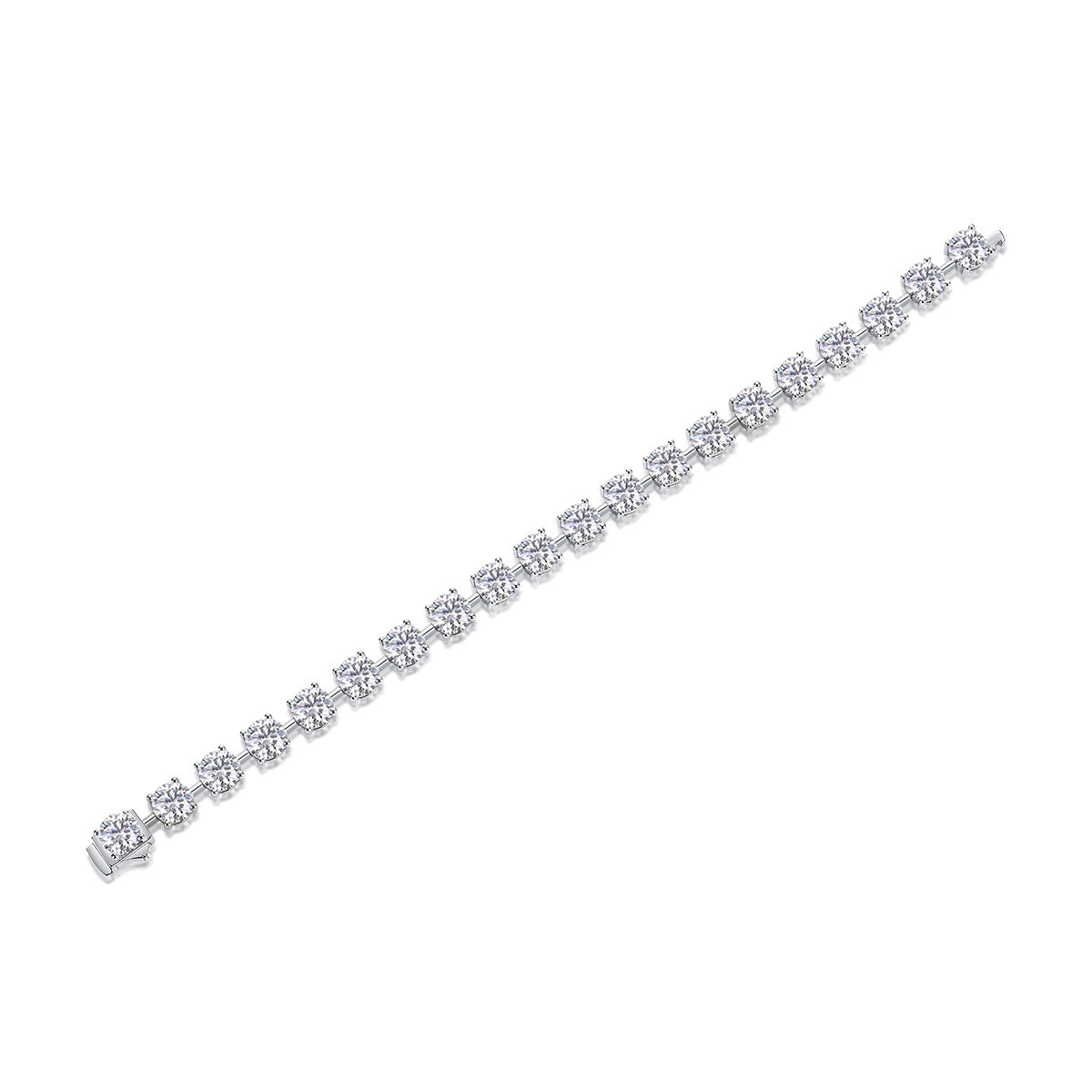6.5mm Full Moissanite 1 Karat Bracelet