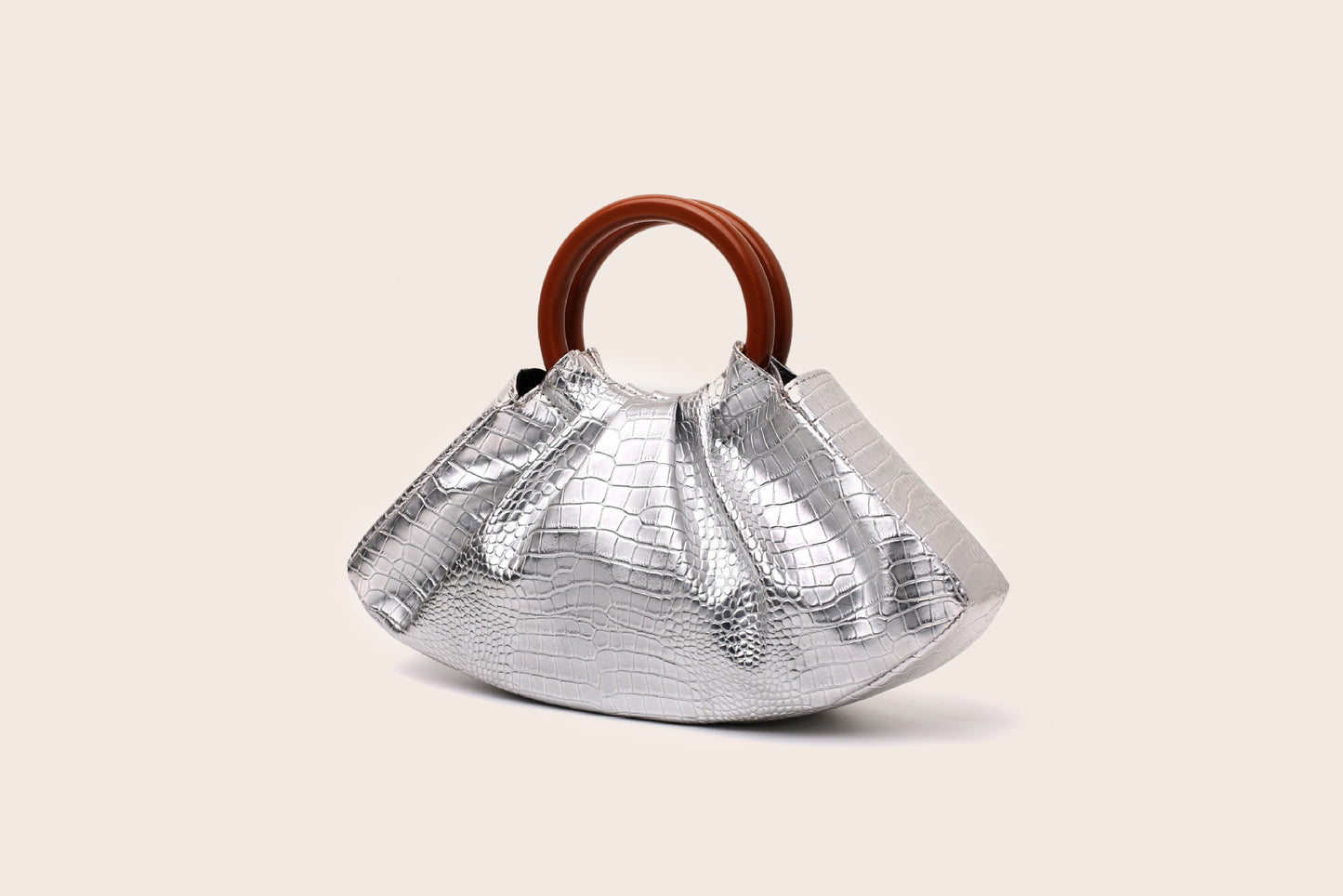 Chic Pleated Handbag