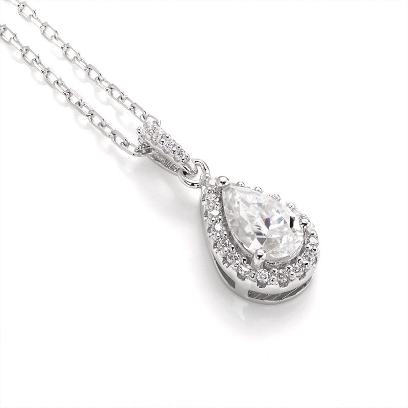 Drop Pendant 1.2 Carat Moissanite Necklace