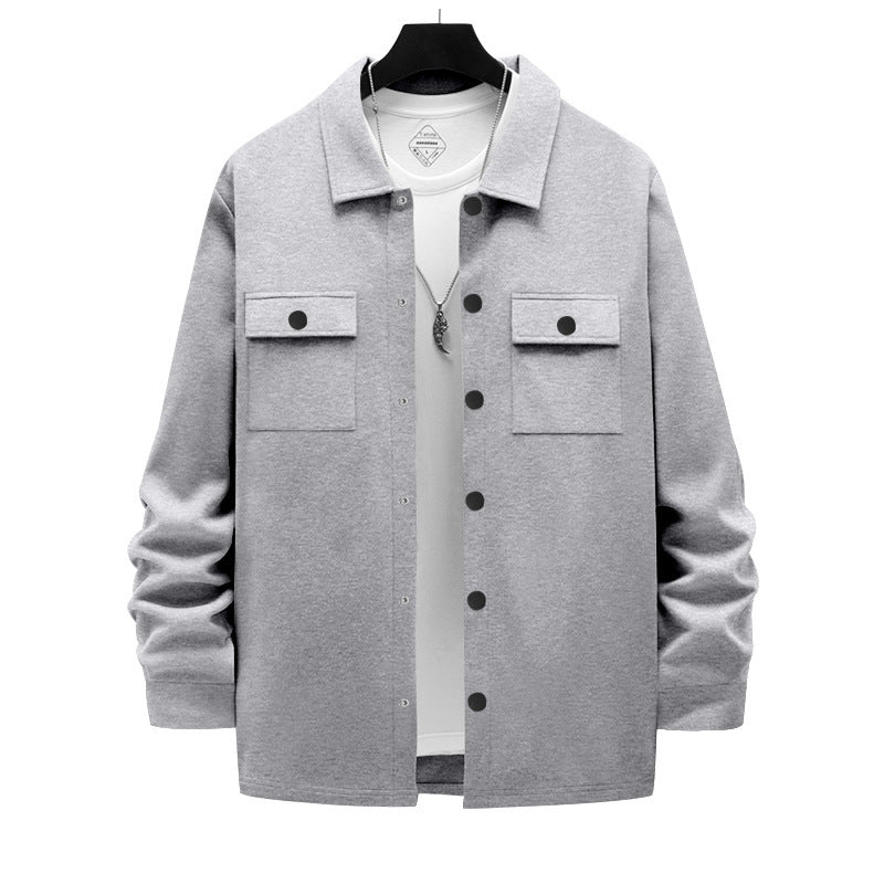 Retro Lapel Casual Long-sleeve Jacket
