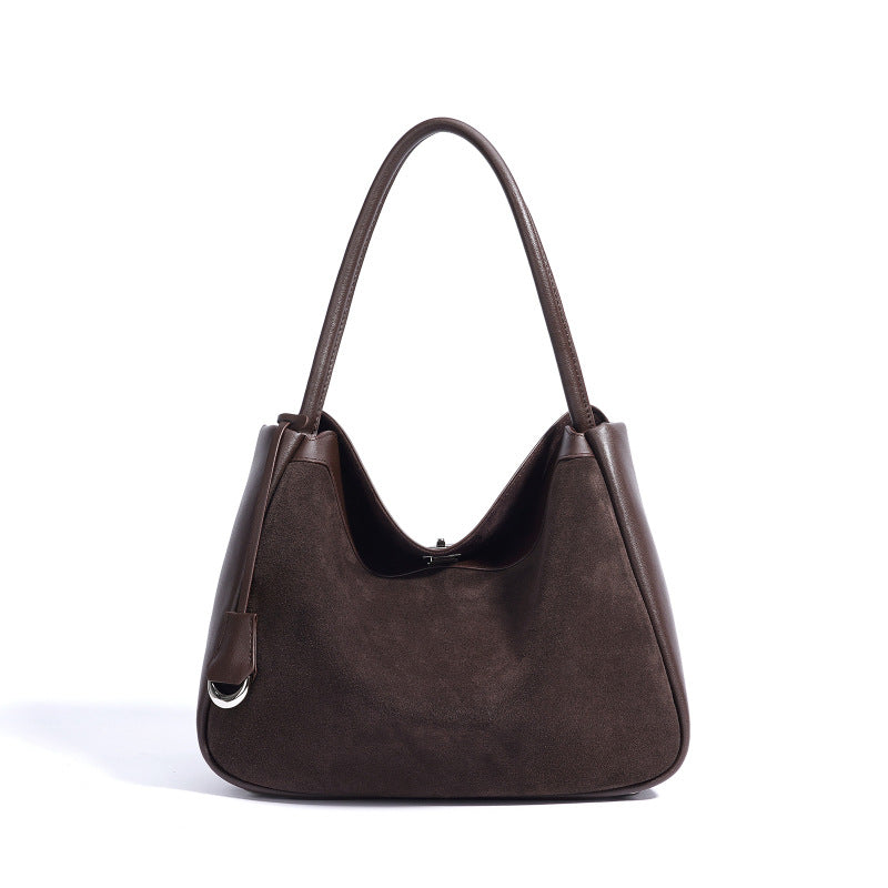 Versatile Tote Bag Crafted From Matte Calf Leather