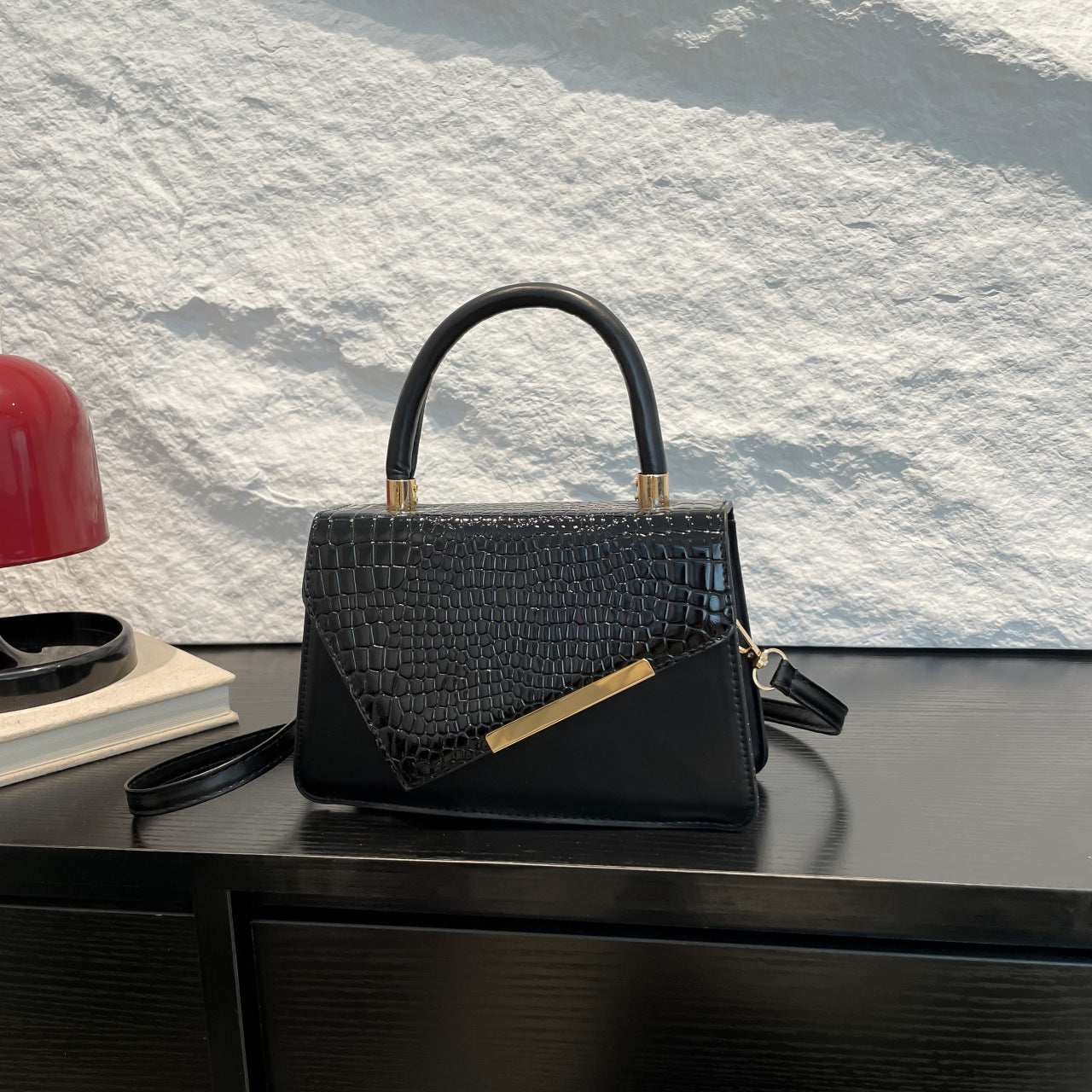 Retro Minimalist  Square Handbag