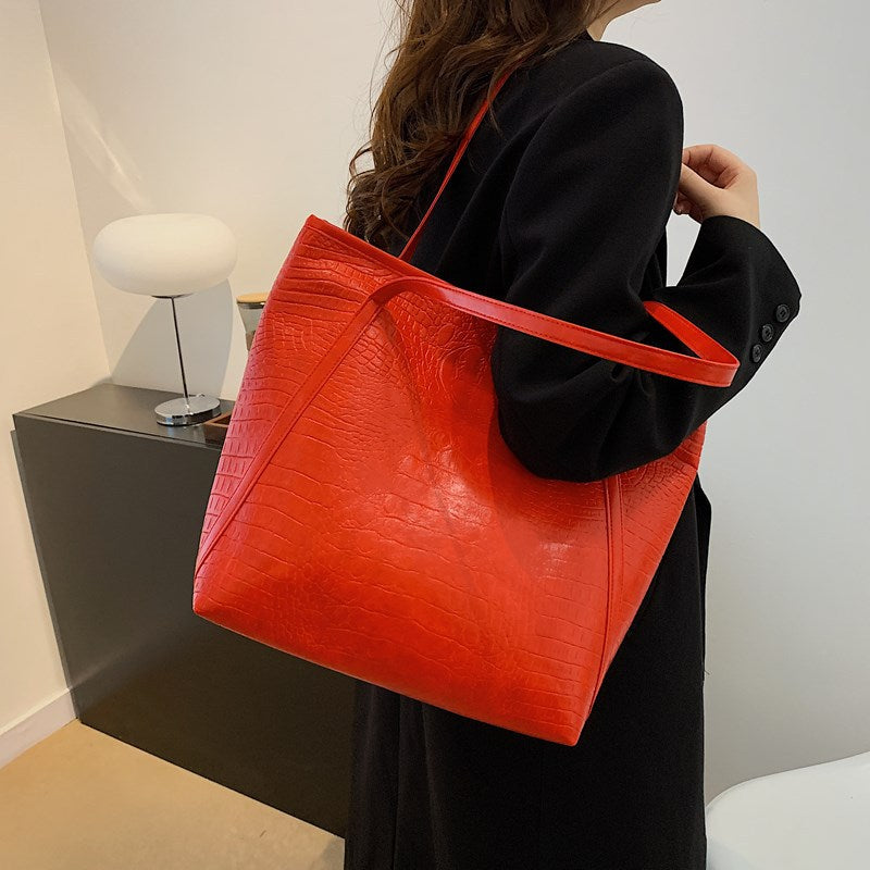 Retro Handheld Large Tote Bag