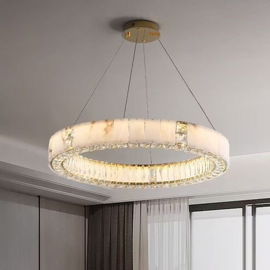 Luxury Crystal Onyx Chandelier For Hotels And Clubs