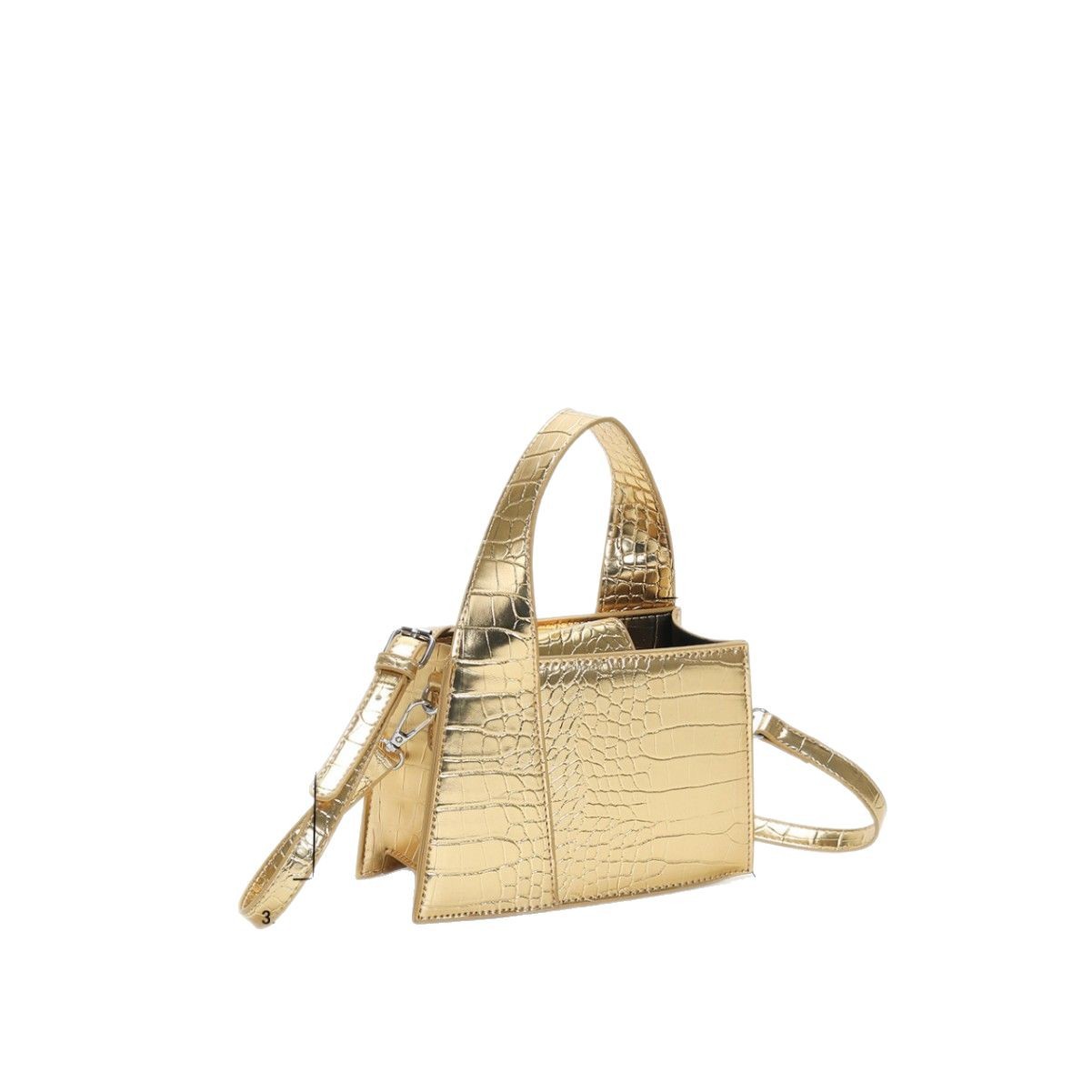 Square Solid Shoulder Bag