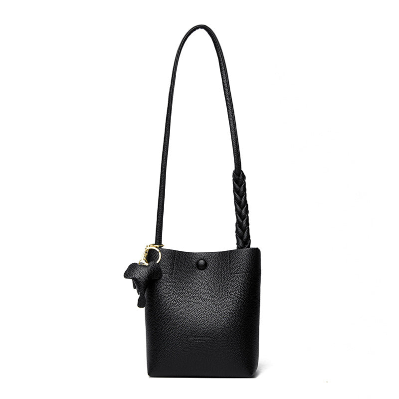 Soft Leather  Crossbody  Bag