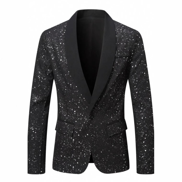 Men's Casual Shiny Party Blazer