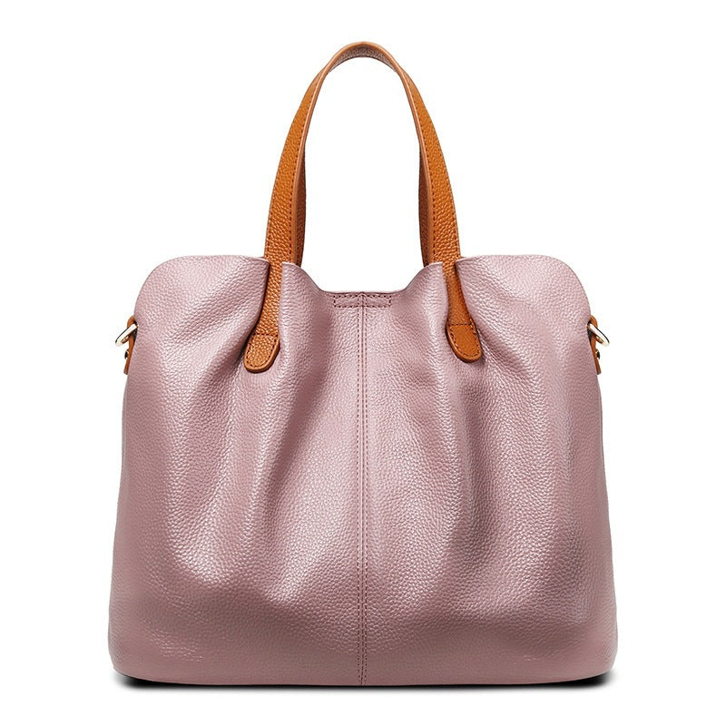 Calf Skin Tote Shoulder Bag