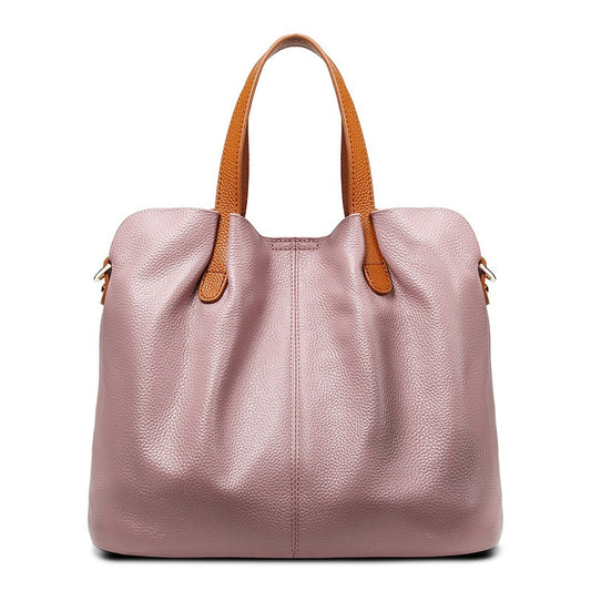 Calf Skin Tote Shoulder Bag