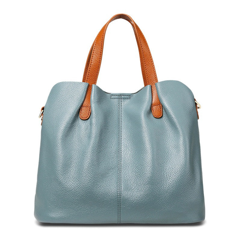 Calf Skin Tote Shoulder Bag