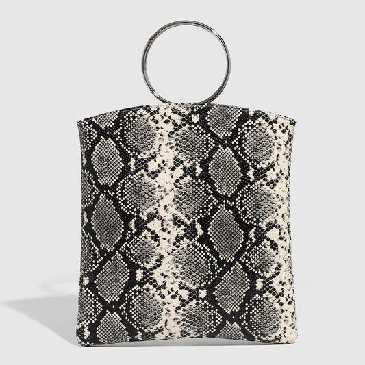 New Punk-style Metallic Bucket bag