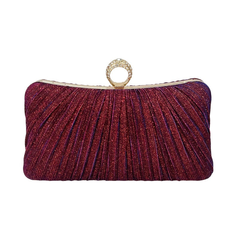 New Pleated Clutch Bag