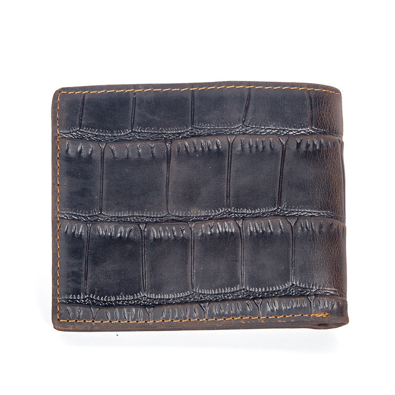 Horizontal Calf Leather Wallet