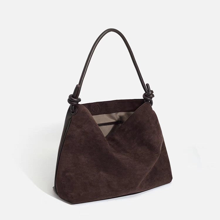Suede Shoulder Bag