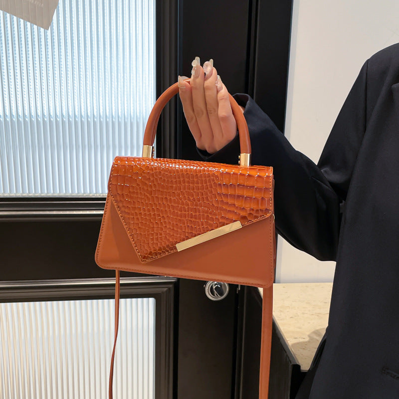 Retro Minimalist  Square Handbag