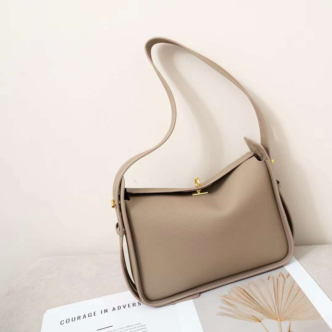 Calf  Leather Shoulder Bag