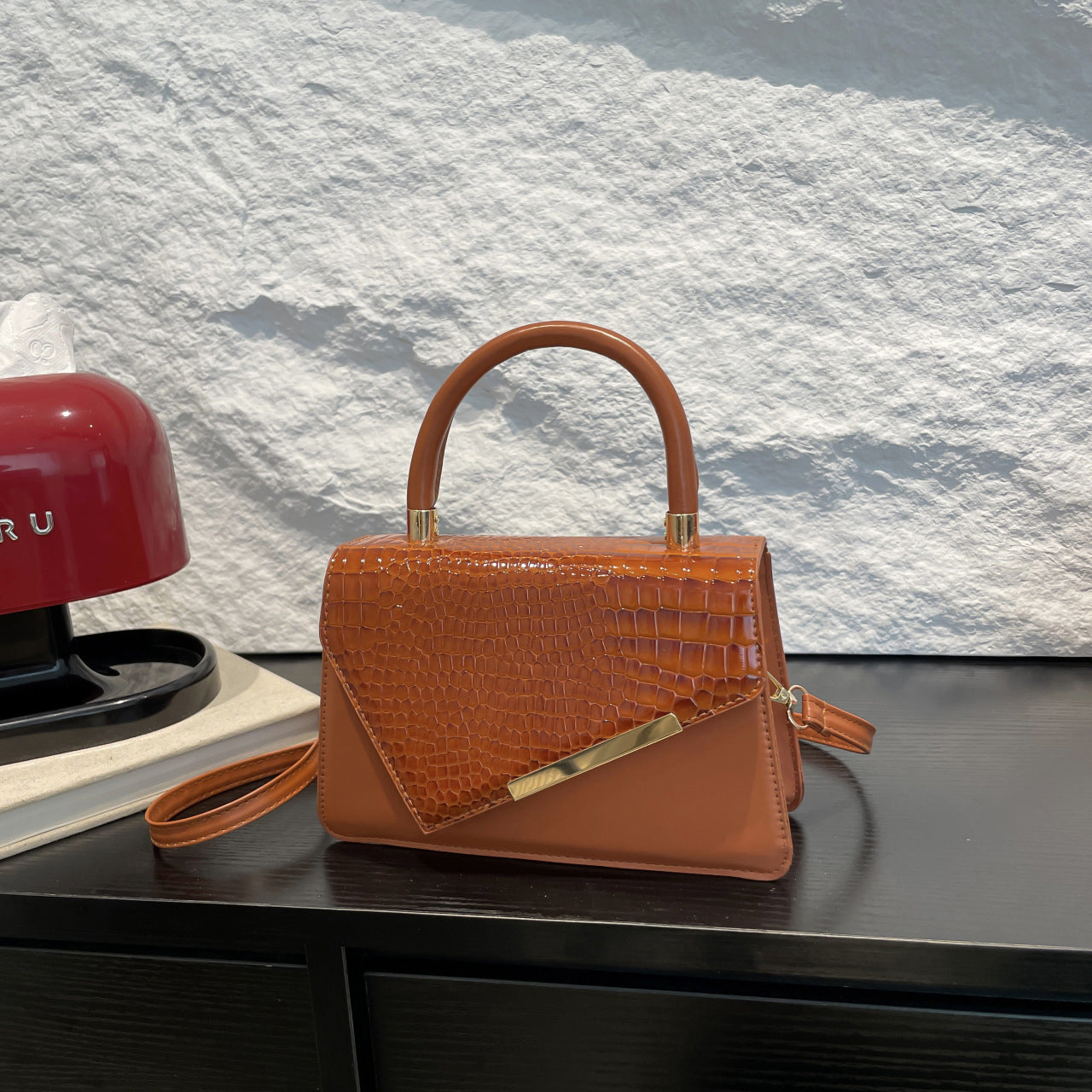 Retro Minimalist  Square Handbag