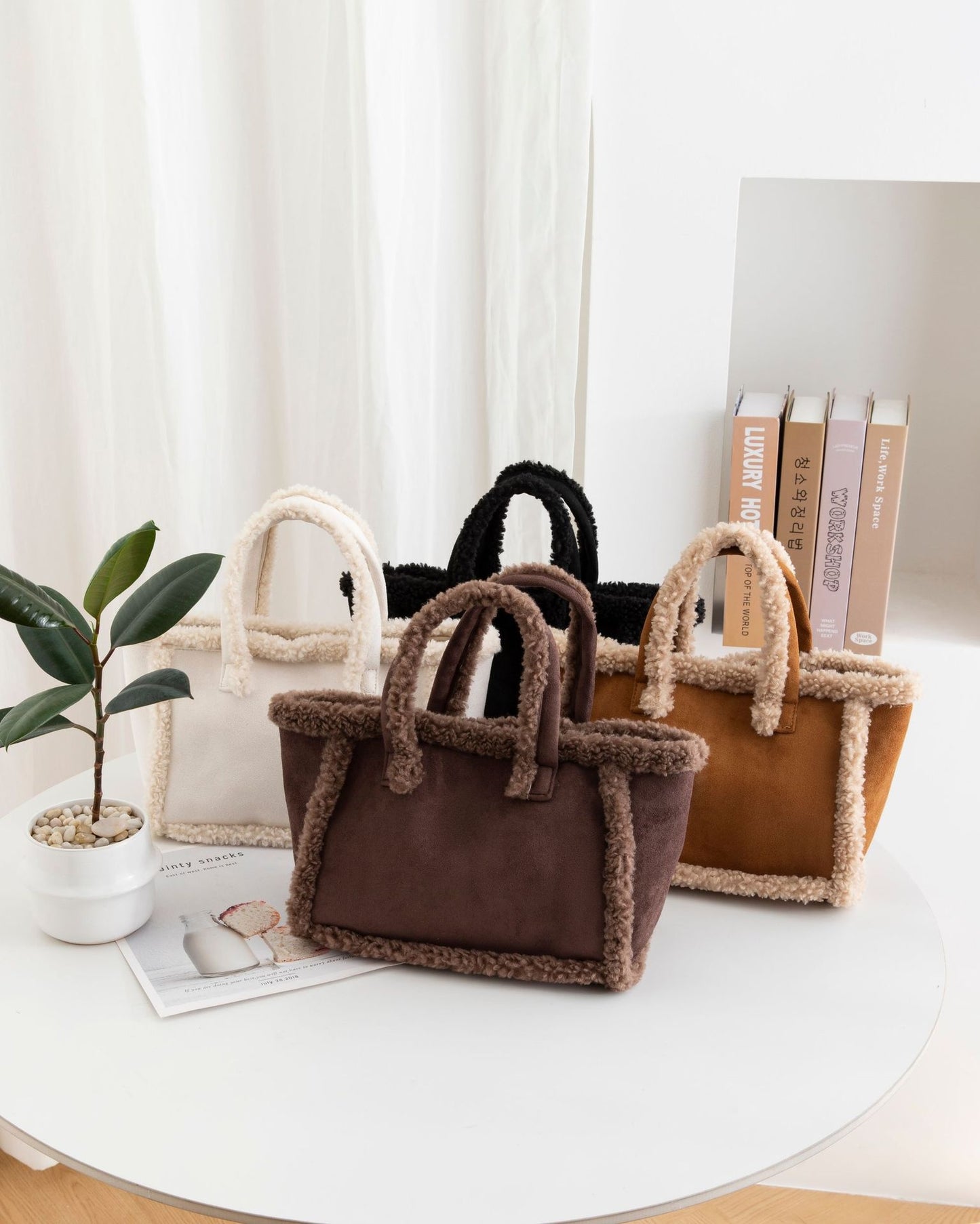 Women's Plush Tote Bag