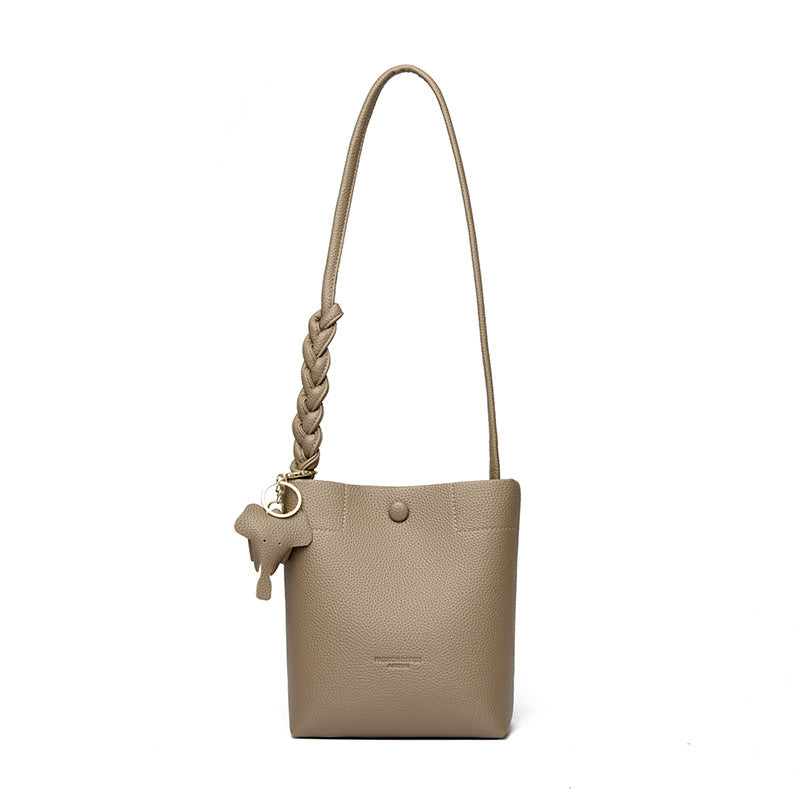 Soft Leather  Crossbody  Bag