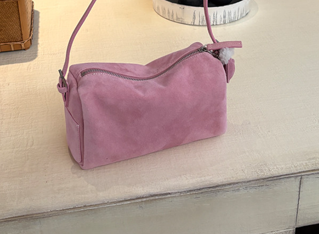 Suede Tote Shoulder Bag