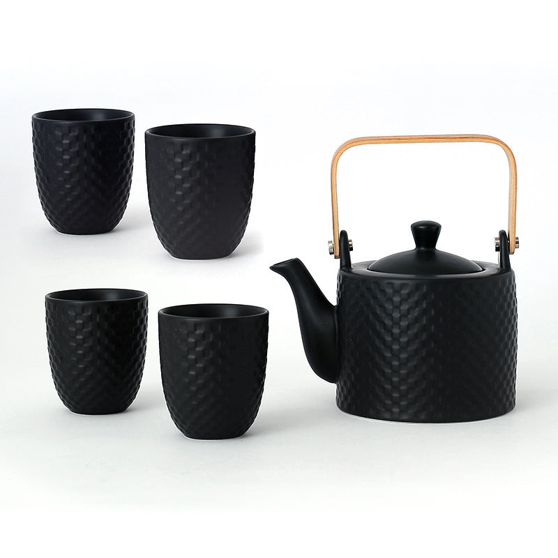 Modern Japanese Porcelain Tea Set Creation