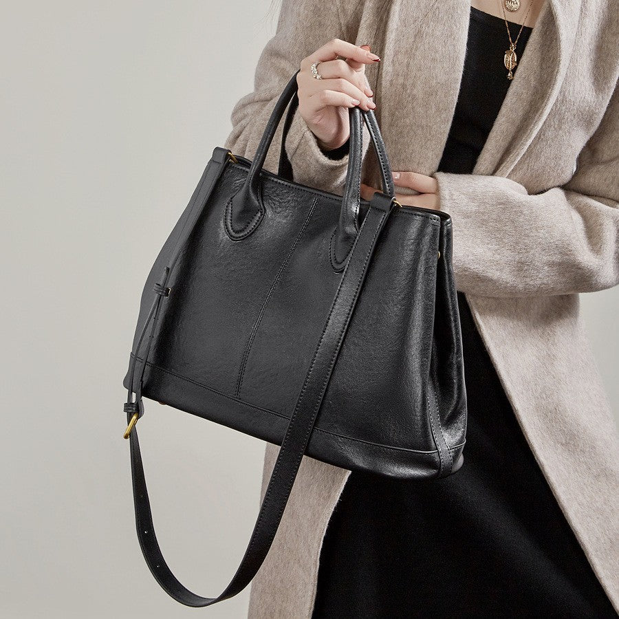 Top-Grain Leather Bag