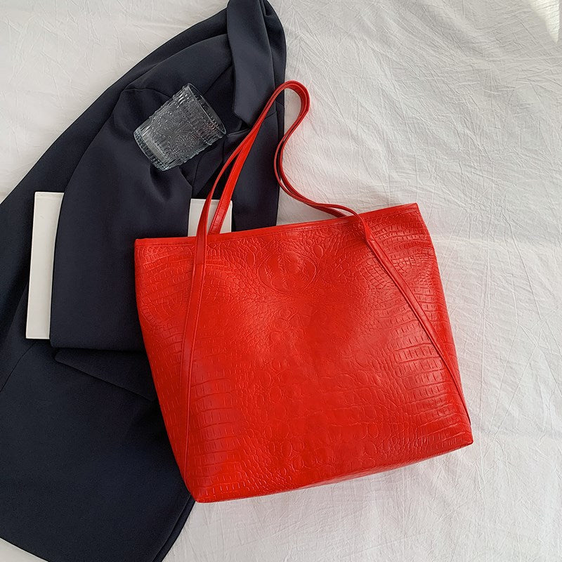 Retro Handheld Large Tote Bag