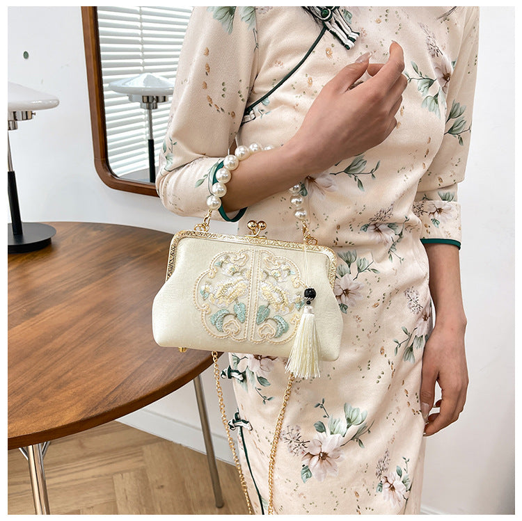Embroidered Women's Shoulder bag
