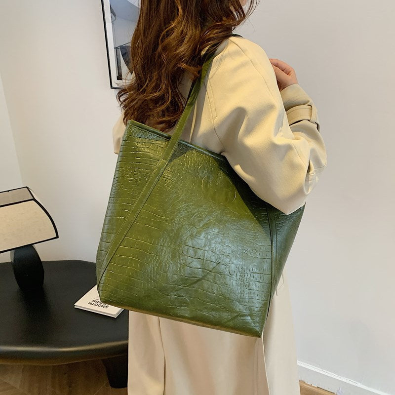 Retro Handheld Large Tote Bag