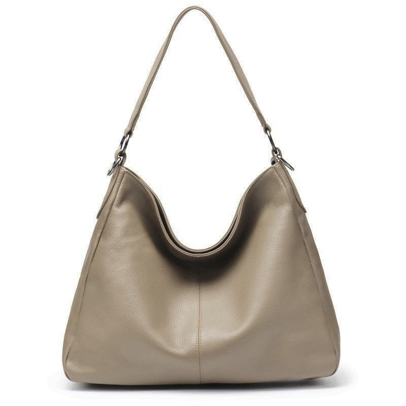 First-Layer Calf Leather Shoulder  Bag