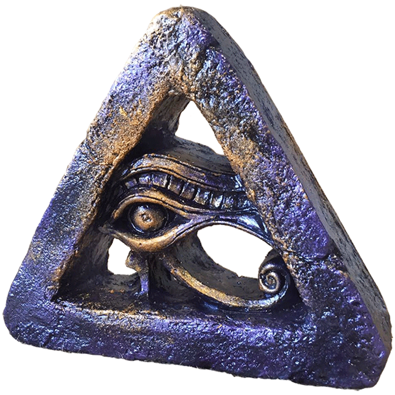 Egyptian Eye Of Horus Figurine Egypt Wedjat Statue Sculpture Resin Craft