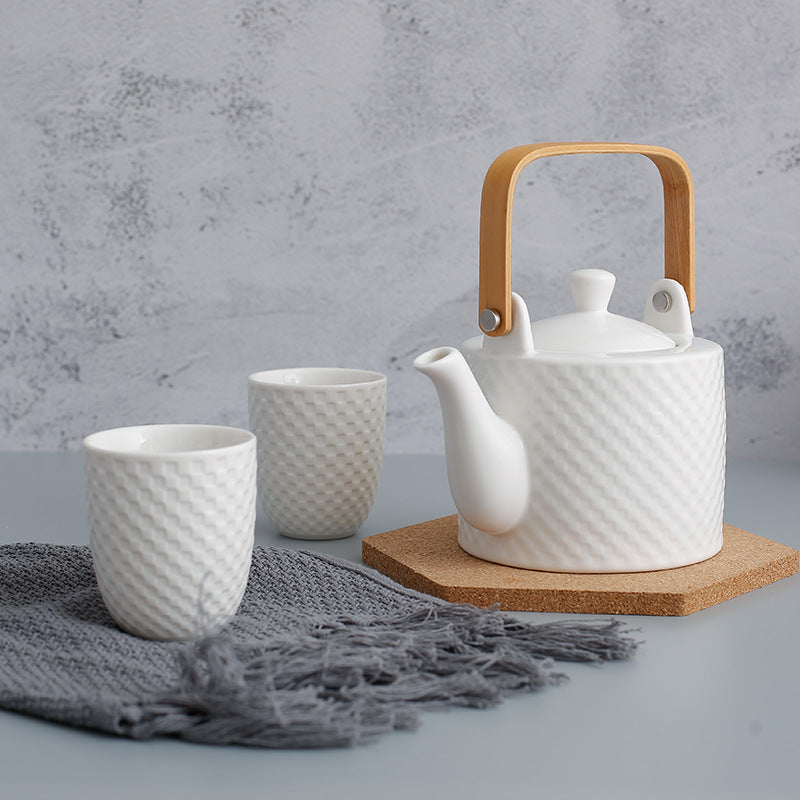 Modern Japanese Porcelain Tea Set Creation