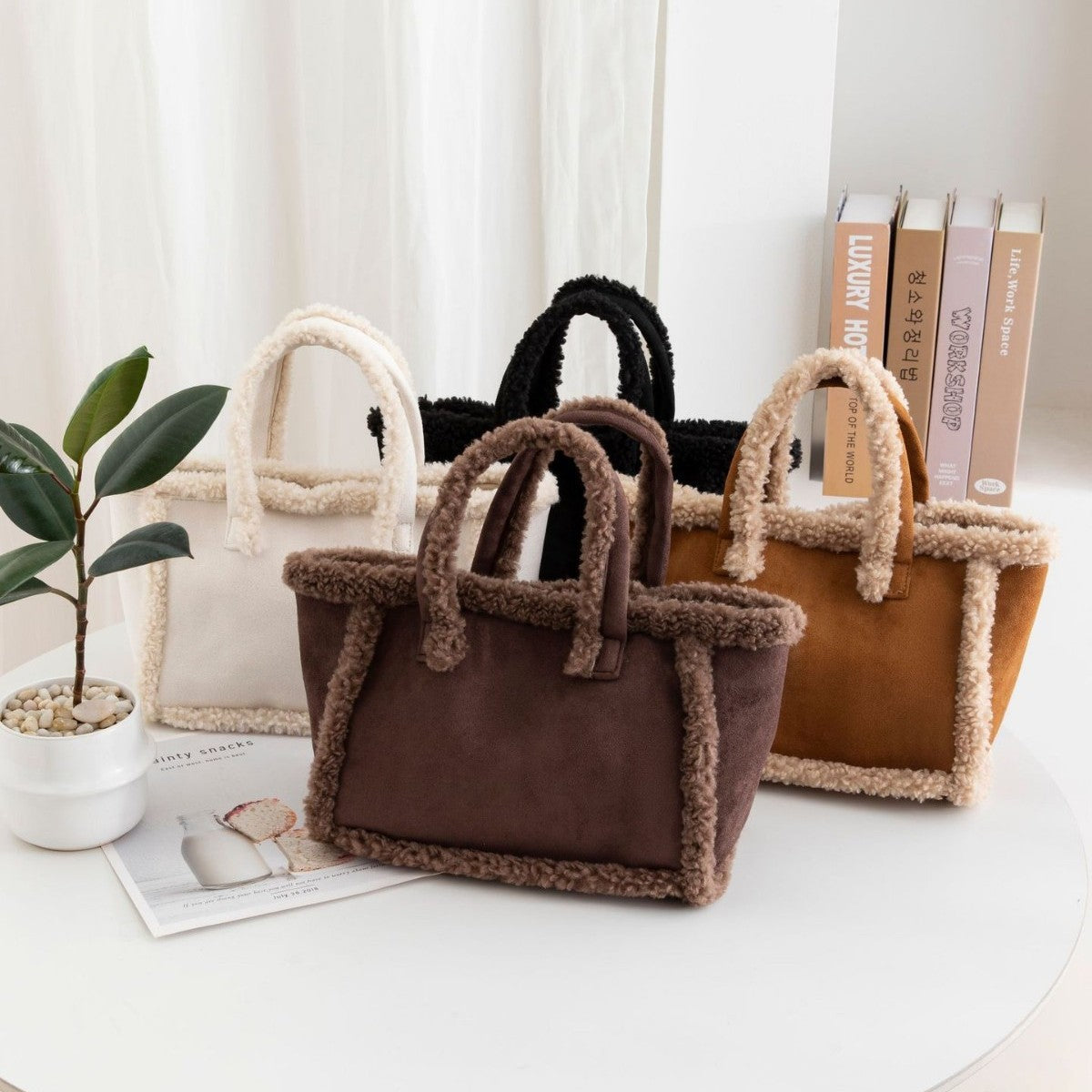 Women's Plush Tote Bag