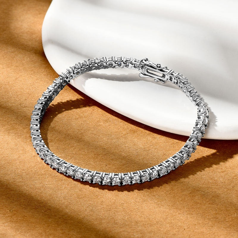Moissanite S925 Sterling Silver Bracelet