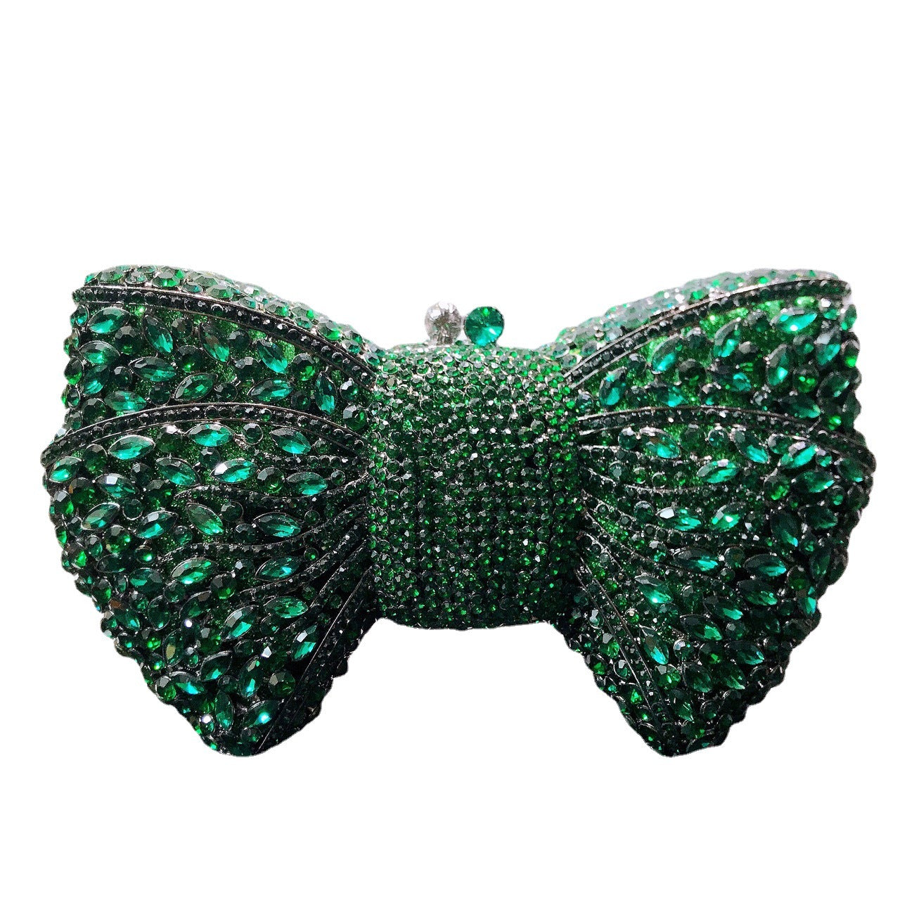 Bow Rhinestone Clutch