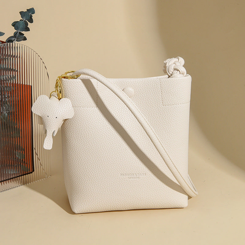 Soft Leather  Crossbody  Bag