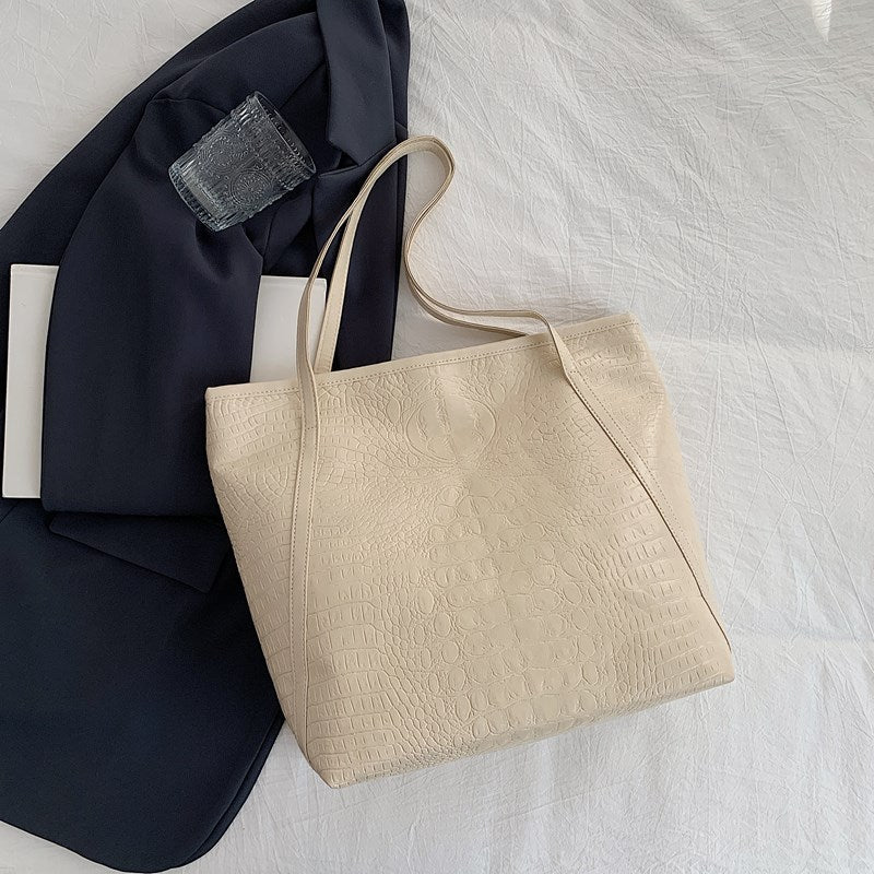 Retro Handheld Large Tote Bag