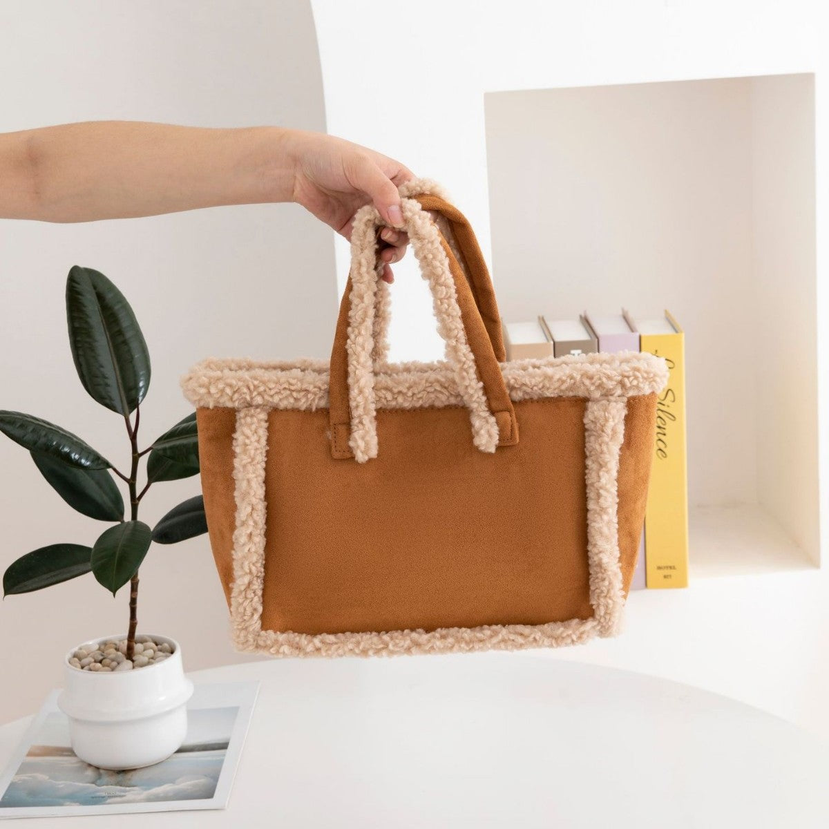 Women's Plush Tote Bag