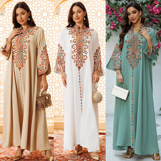 Long dress with Embroidery