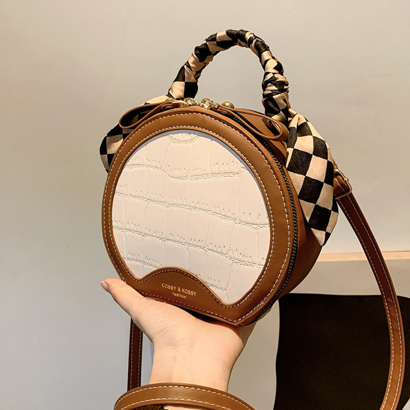 Round Shaped Leather Mini Bag