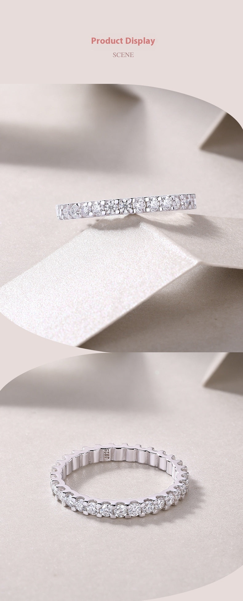 S925 Silver New Moissanite Ring Women