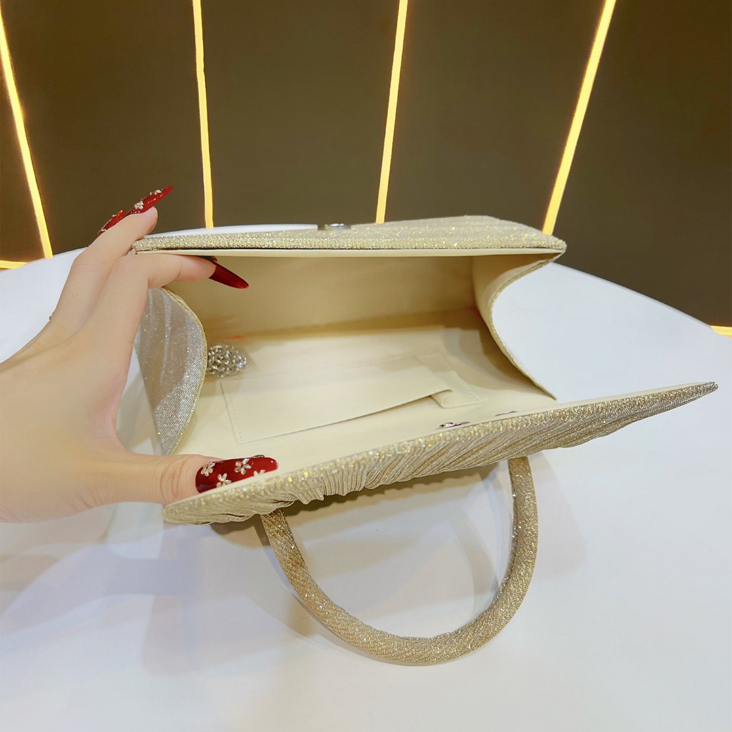 Crinkle Elegant Shoulder Bag