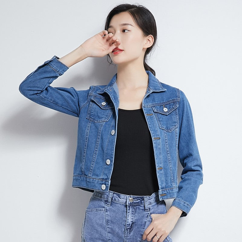 Jacket in Denim Fabric