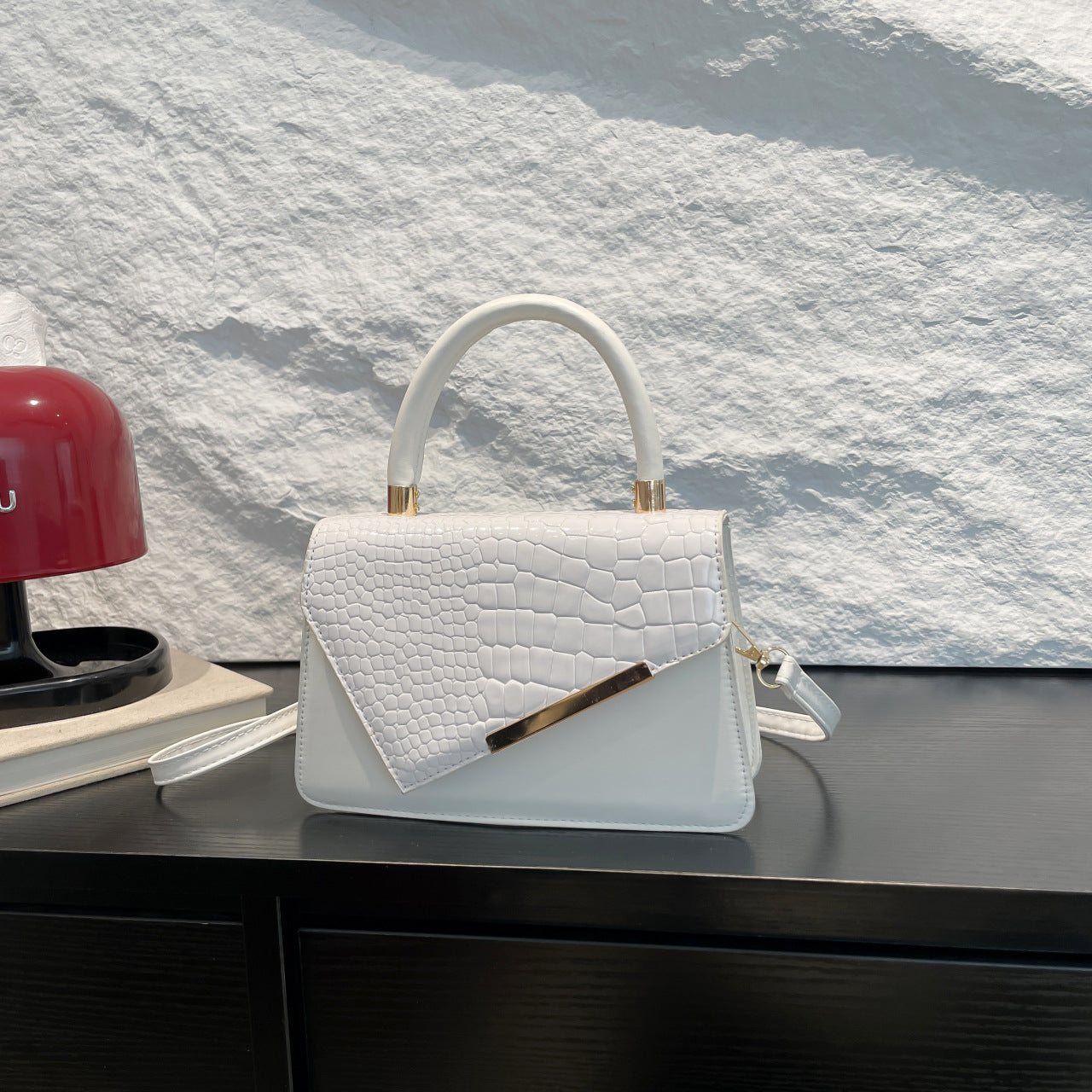 Retro Minimalist  Square Handbag