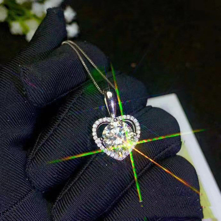 Super White  Moissanite Necklace