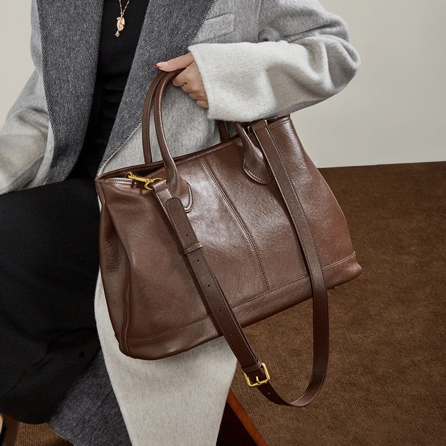 Top-Grain Leather Bag