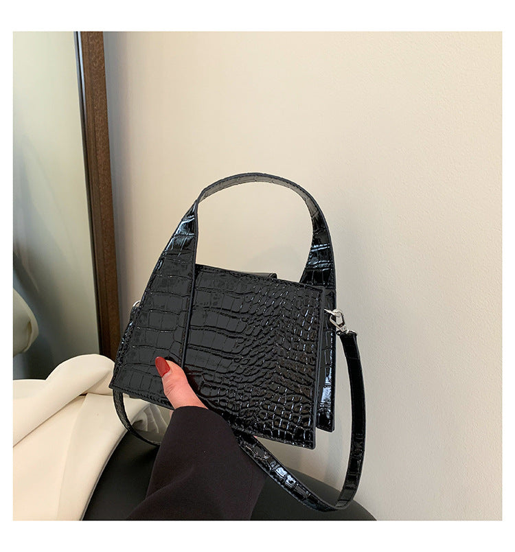 Square Solid Shoulder Bag