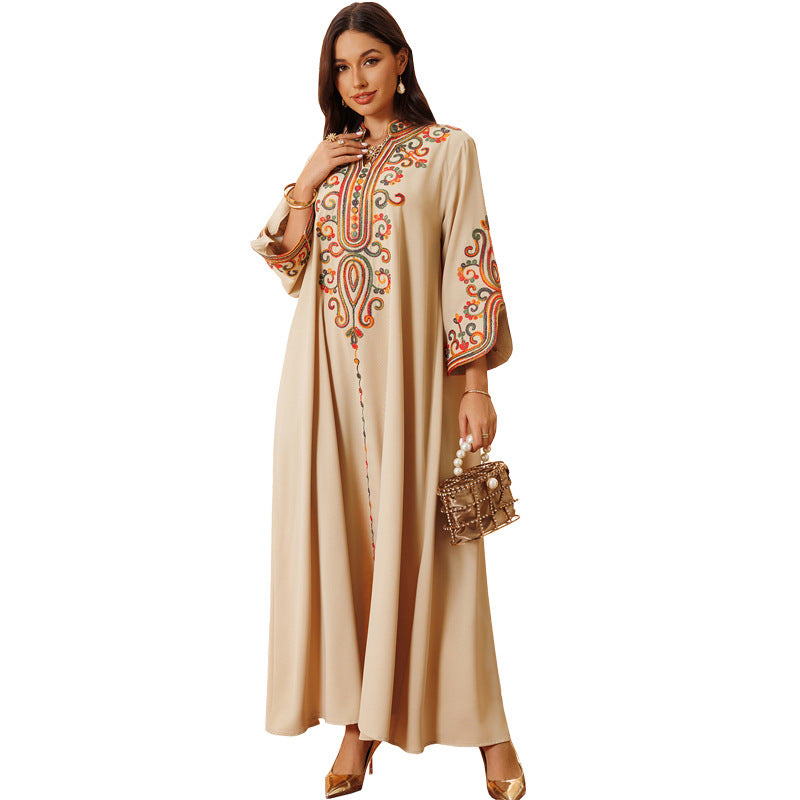 Long dress with Embroidery